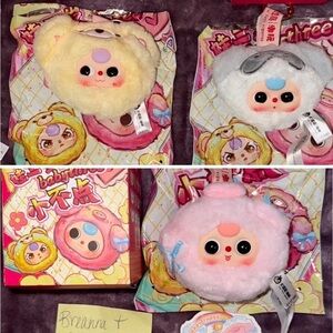 Baby Three Tiny Animal Heads BUNDLE OF 3: Koala, Bear, Pig
